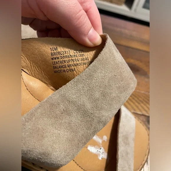 Born Slide Leather Sandals - Picture 4 of 5